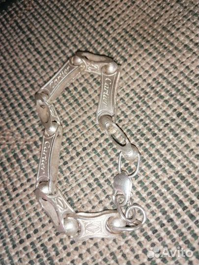 Браслет серебро