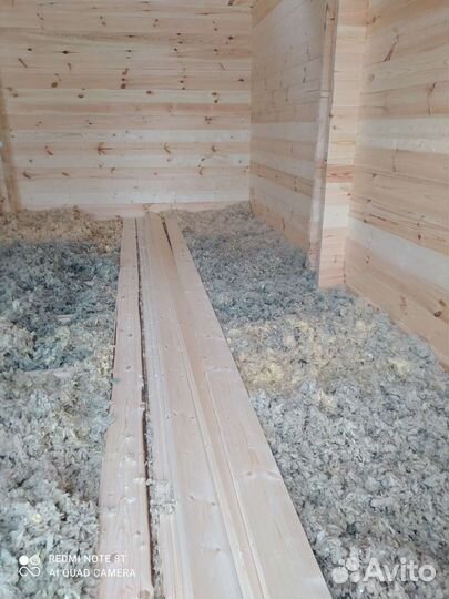 Утепление кровли/стен/кладки/сооружений Эковатой