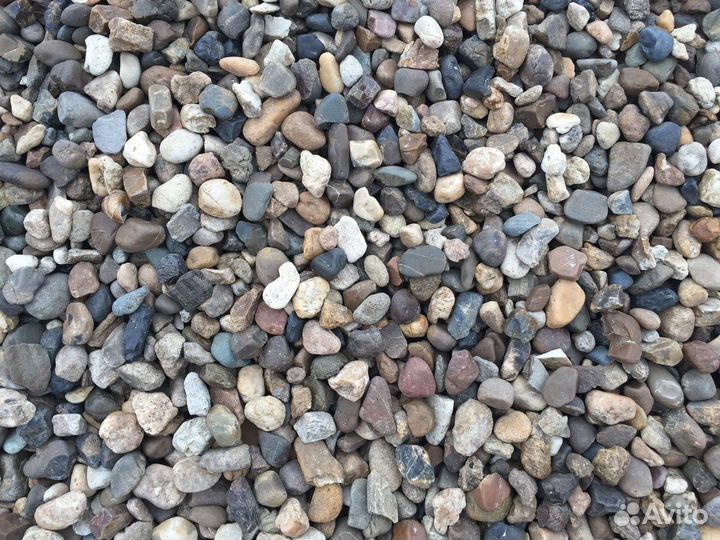 Гравий речной