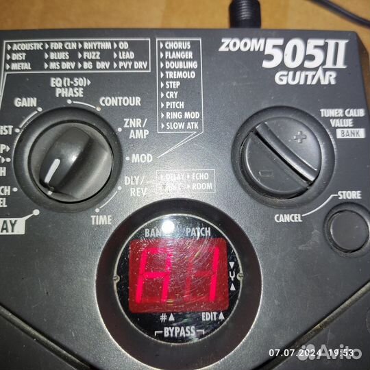 Гитарный процессор, тюнер, звукосниматель