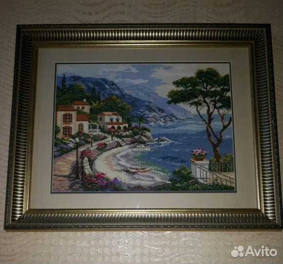 Картина вышитая крестиком