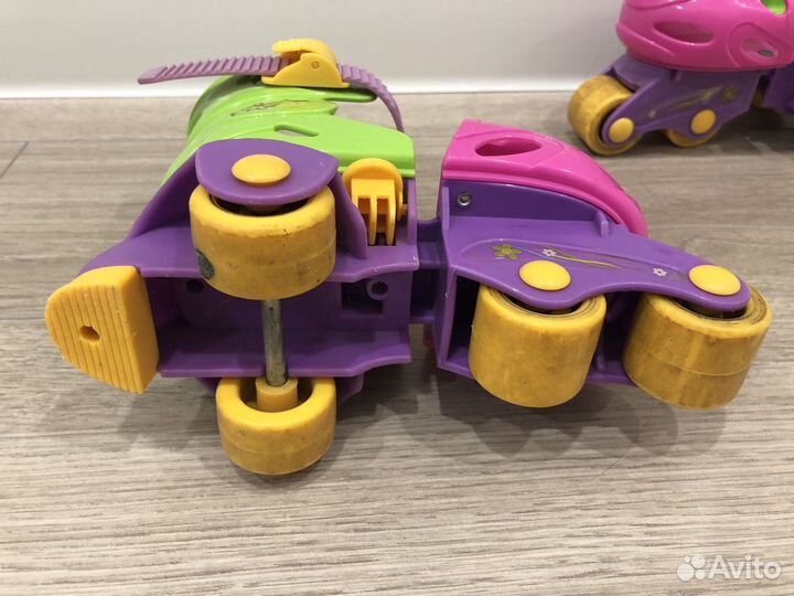 Роликовые коньки детские раздвижные