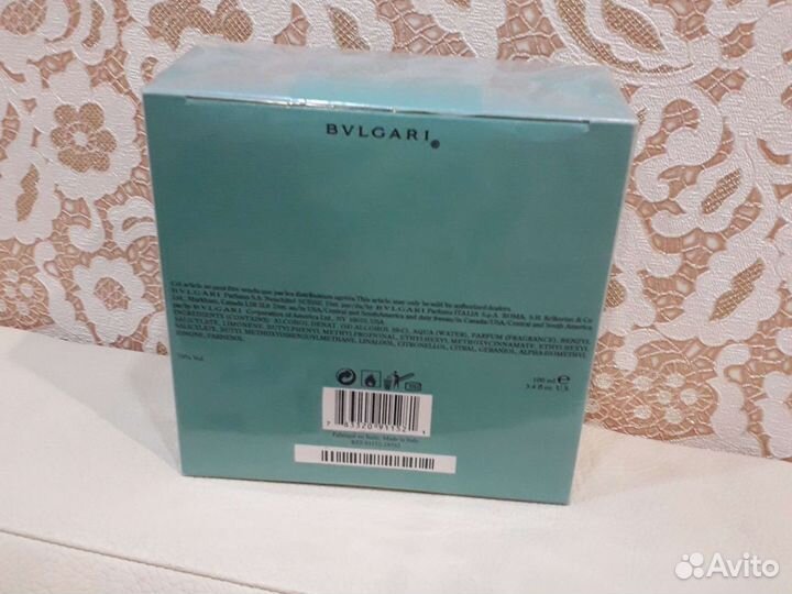 Парфюмерия Булгари аква марин 100мл мужской