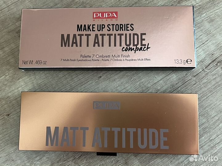 Матовая палетка теней для век Pupa Matt Attitude