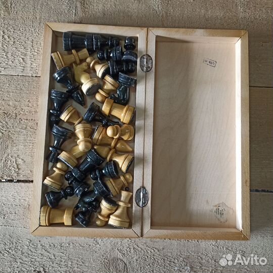 Шахматы СССР деревянные обиходные