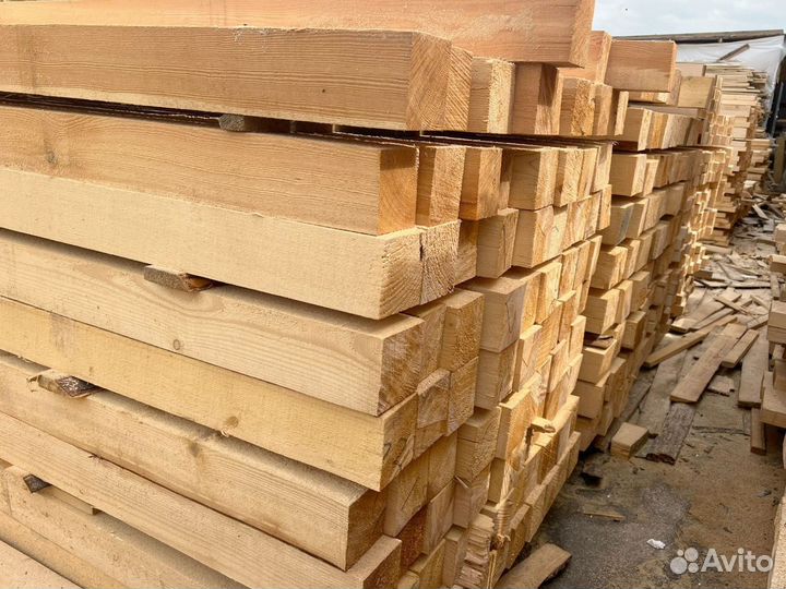 Доска обрезная 50х150х6000мм 1 сорт ГОСТ