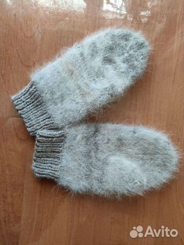 Варежки из собачьей шерсти