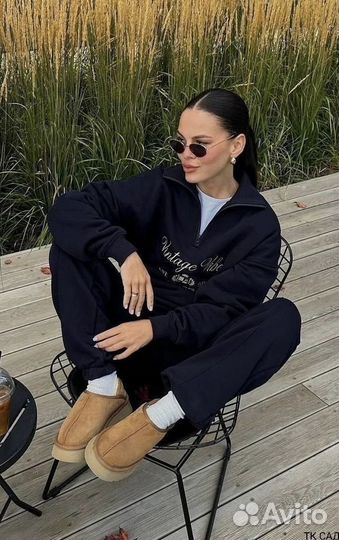 Костюм женский теплый оверсайз