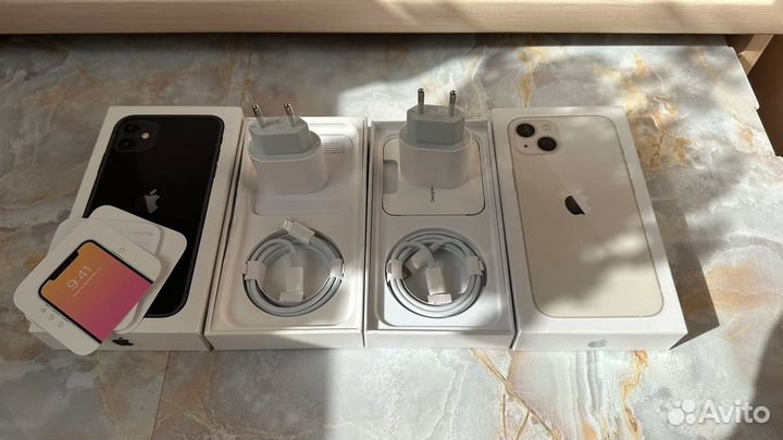 Оригинальная зарядка на iPhone 11 и 13(новые)