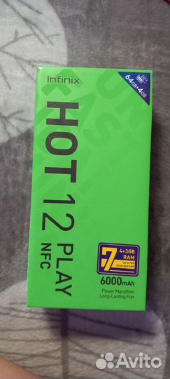 Infinix Hot 12 Play, 4/64 ГБ