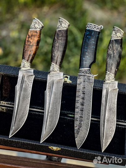 Нож из дамасской стали