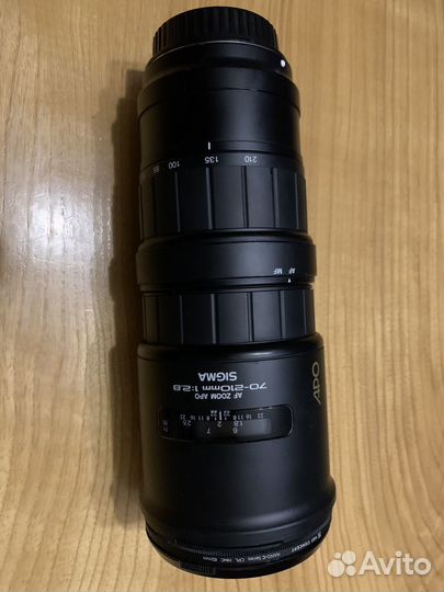 Объектив Sigma 70-210 mm 1:2,8 для Canon