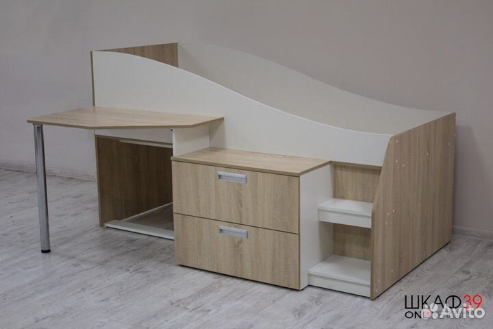 Детская кровать в скандинавском стиле 80х190