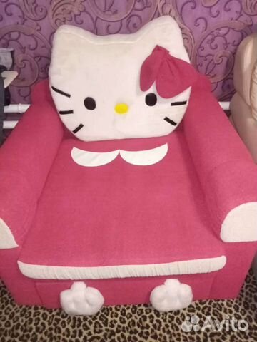 Детское кресло-кровать Hello Kitty