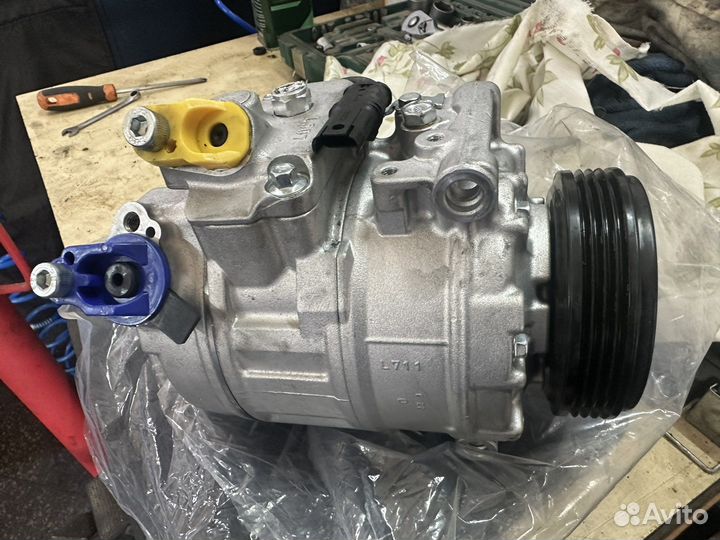 Компрессор кондиционера bmw e60