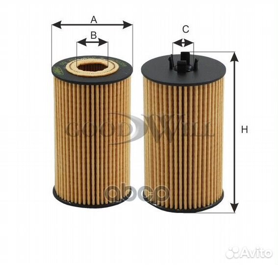 Фильтр масляный opel/chevrolet 1.0/1.2/1.4/1.6