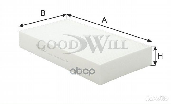 Фильтр салона HCV AG1063CF Goodwill