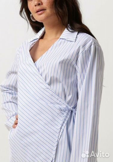 Блузка рубашка 50 52 54 Moss Copenhagen Дания