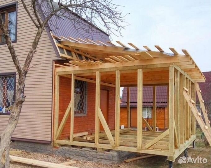 Строительная бригада, строительные работы