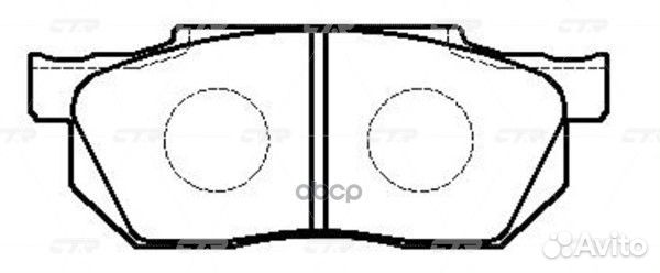 Ckho-50 GK0367 Колодки тормозные дисковые п