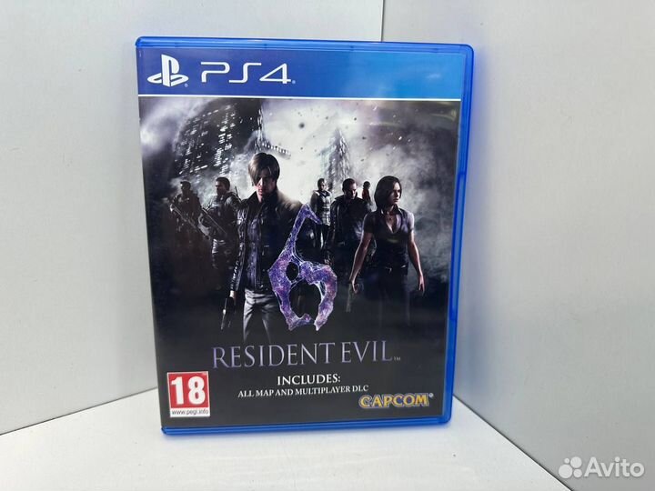 Игровые диски. Sony Playstation 4 Resident Evil 6