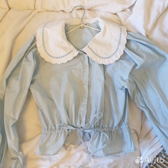 Блузка с воротником Lime