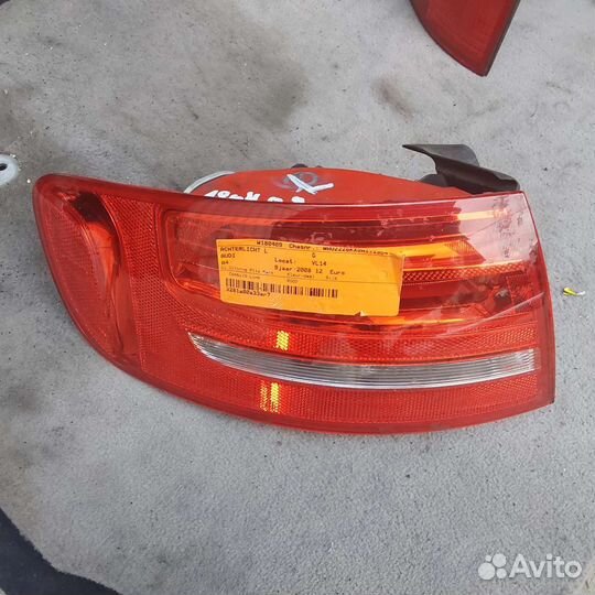 Audi A4 B8 задний левый фонарь 2008г