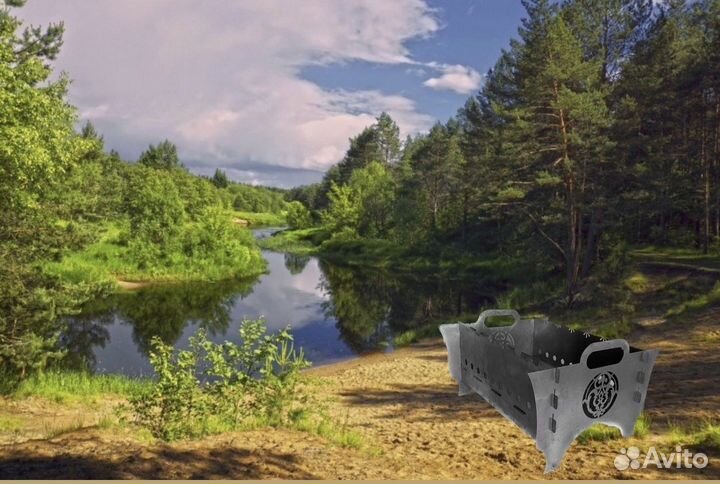 Мангал складной многоразовый