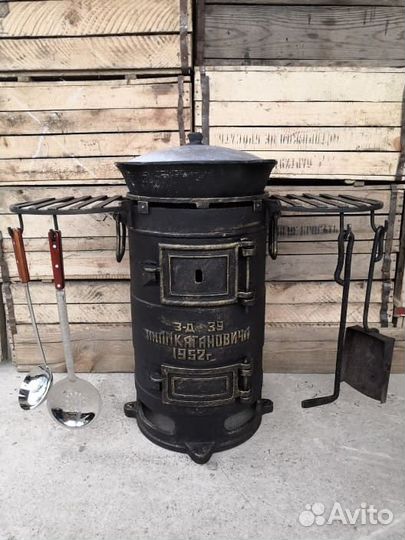 Печи-буржуйки из СССР со склада резерва жд