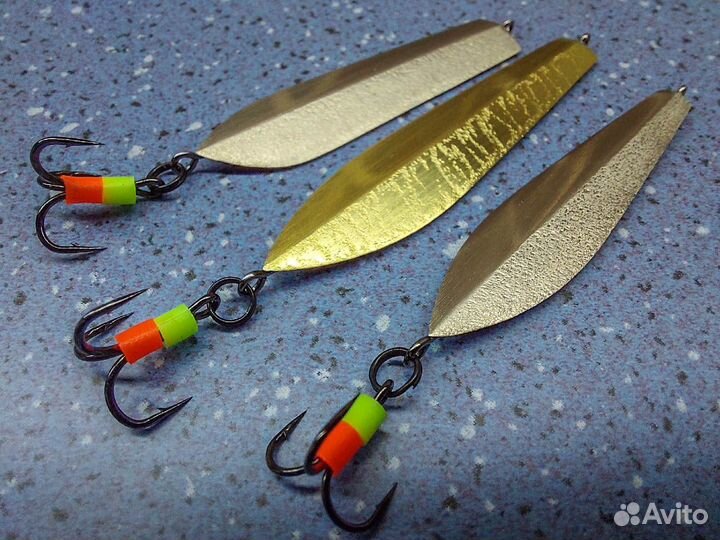 Зимние блесны ручной работы на окуня. Набор