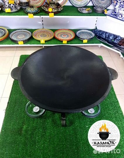 Садж- сковорода, чугунный 40 см