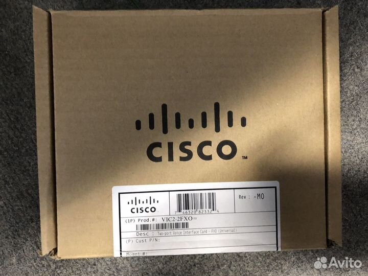 Модуль Cisco VIC2-2FXO для маршрутизаторов