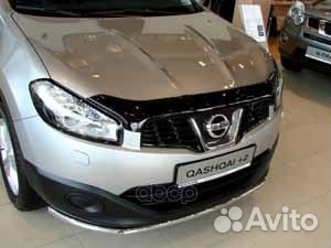 Дефлектор капота темный nissan qashqai 2010-201