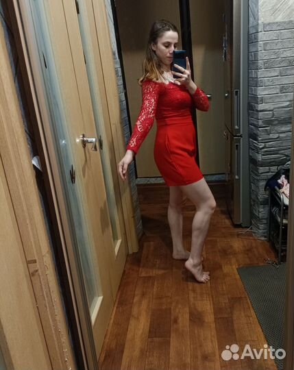 Платье комбинезон 44