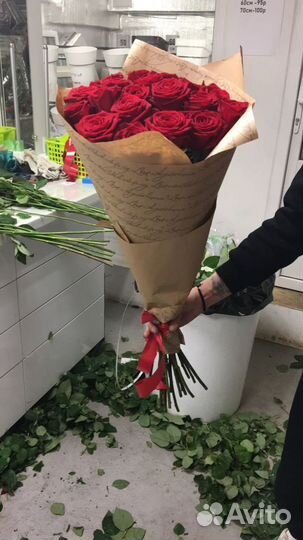 Розы 21 штука 70 см