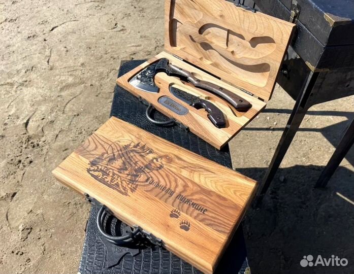 Подарочный набор топор + нож