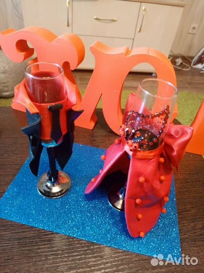 Бокалы ручной работы