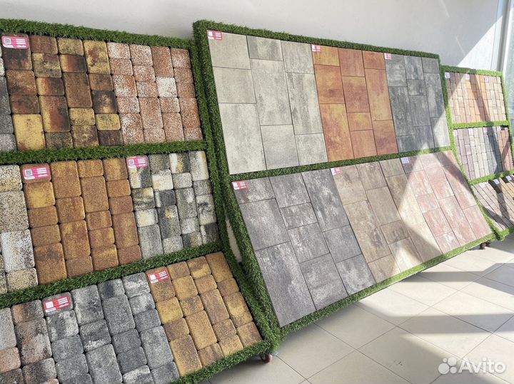 Тротуарная плитка вибропрессованная