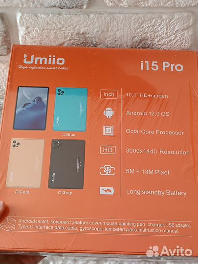 Планшет umiio i15 pro новый