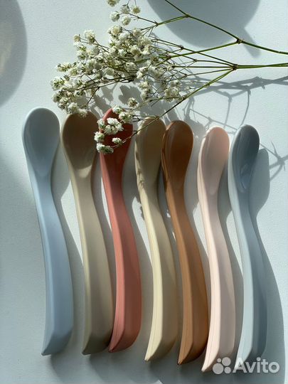 Детская силиконовая ложка