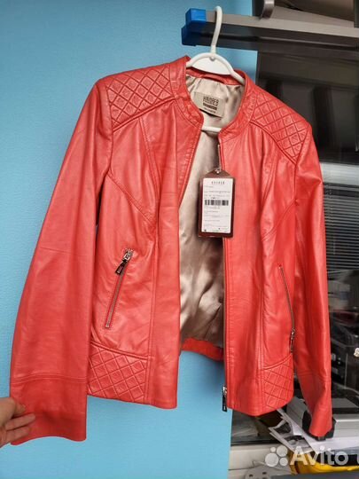 Куртка кожаная женская новая Каляев