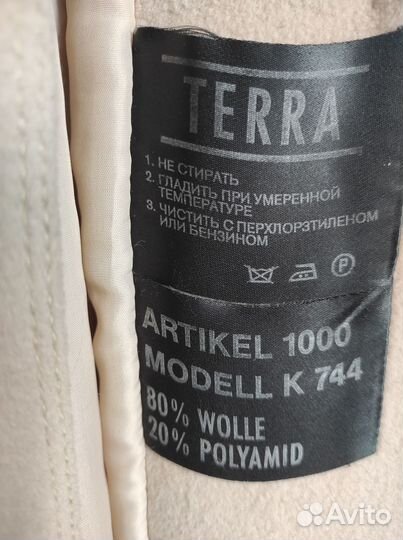Пальто женское terra р-р 50
