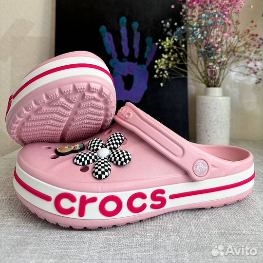 Оригинальные Crocs розовые