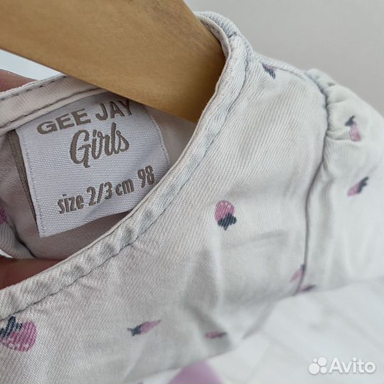 Джинсовое детское платье