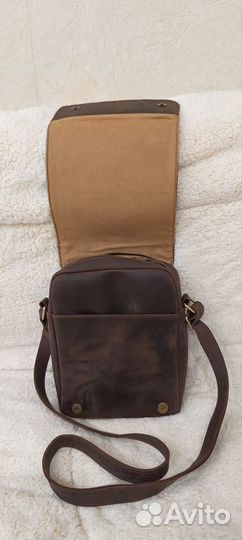 Продам кожаную мужскую сумку ручной работы