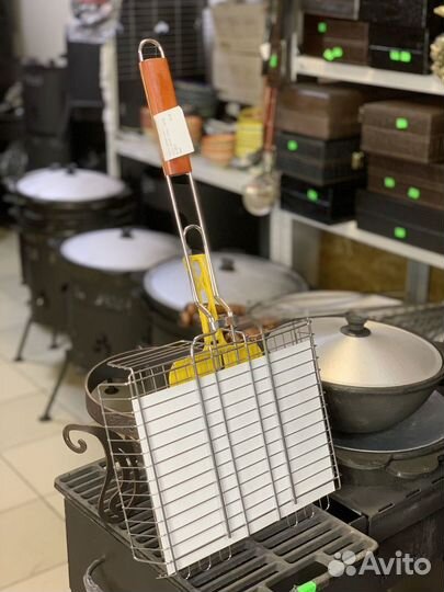 Pешeтка для гриля и баpбeкю