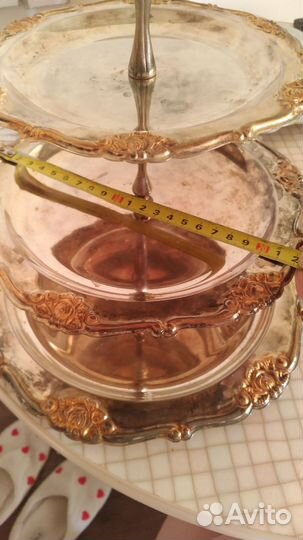 Этажерка для фруктов трехярусная, конфетница