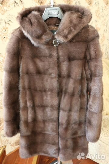 Шуба норковая (трансформер) молодёжная как новая