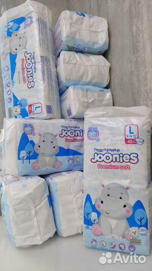 Подгузники и трусики Joonies Premium Soft (M/L/XL)