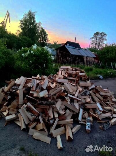 Дрова колотые сухие